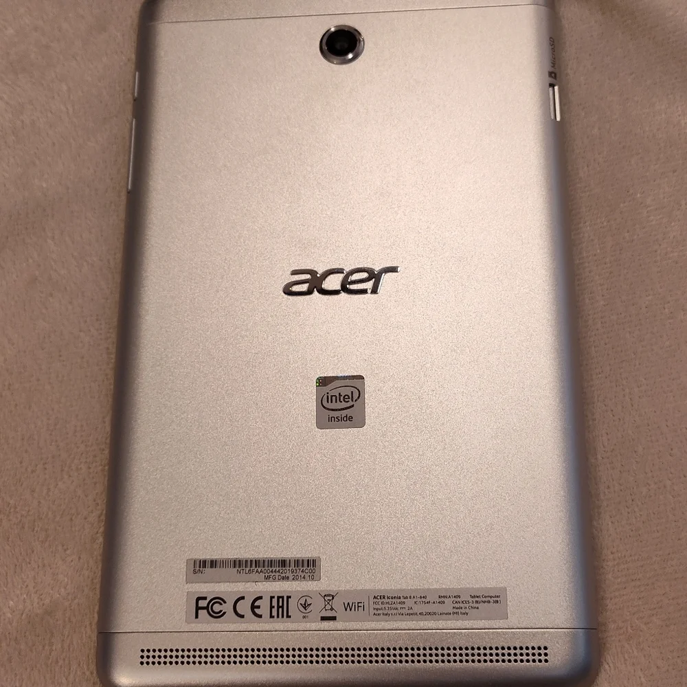 Like-New ACER Tablet 10/2014